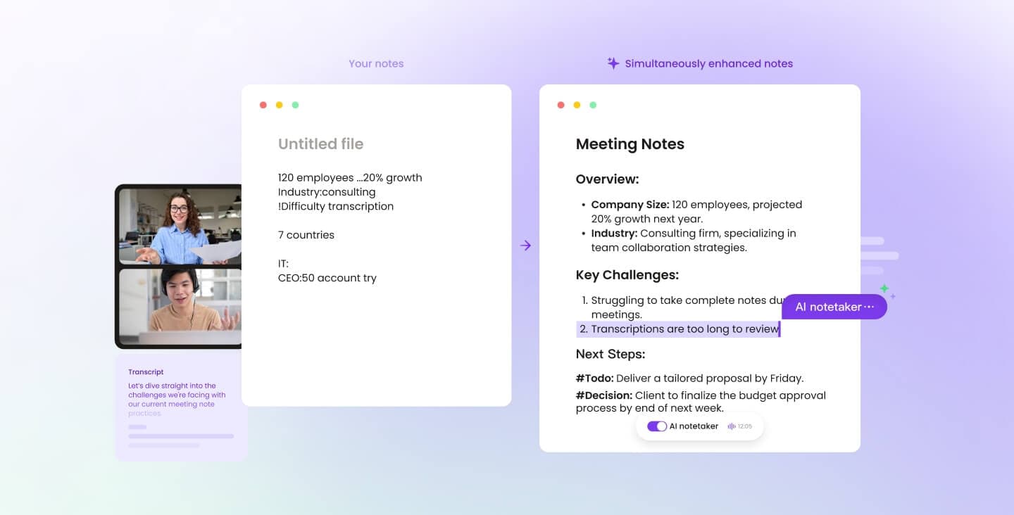 Introducing notigo: A super simple and powerful AI meeting note