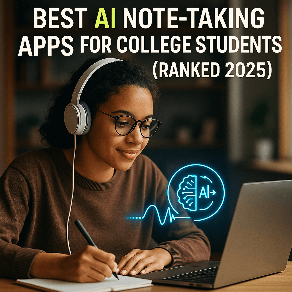 Best AI Note-Taking Apps for College Students (2025)