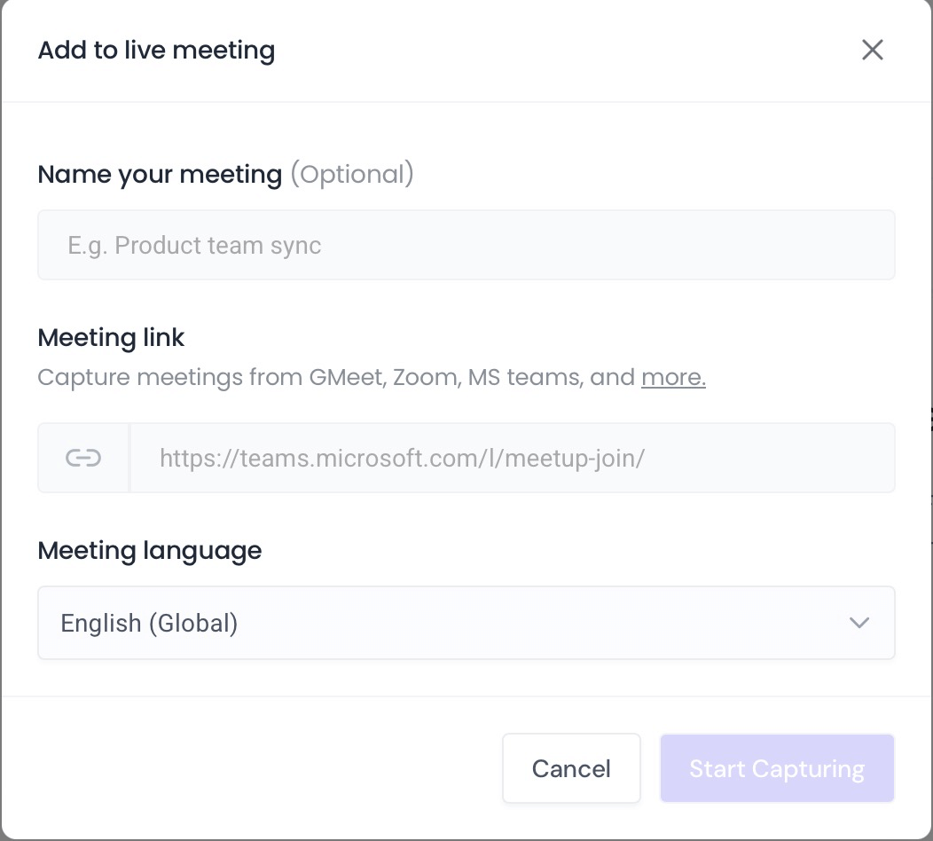 Physical classroom lecture