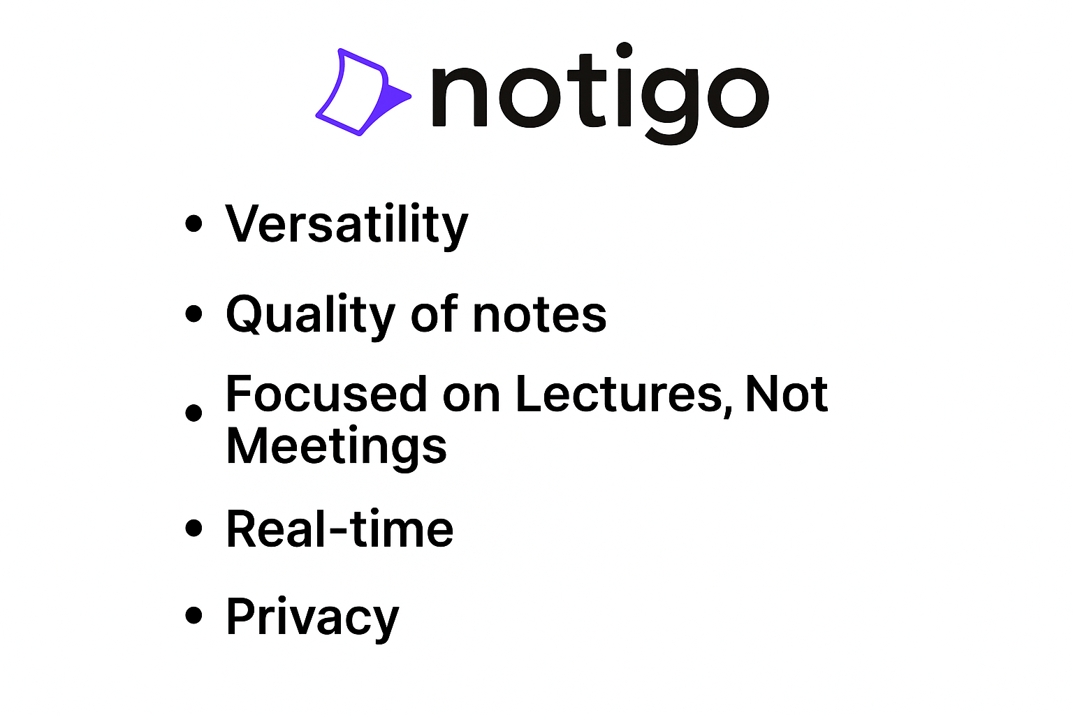 Notigo student pricing comparison