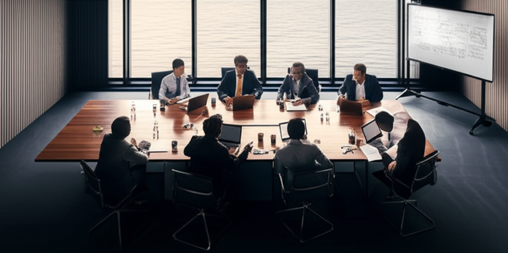 automated meeting minutes being generated during strategy session